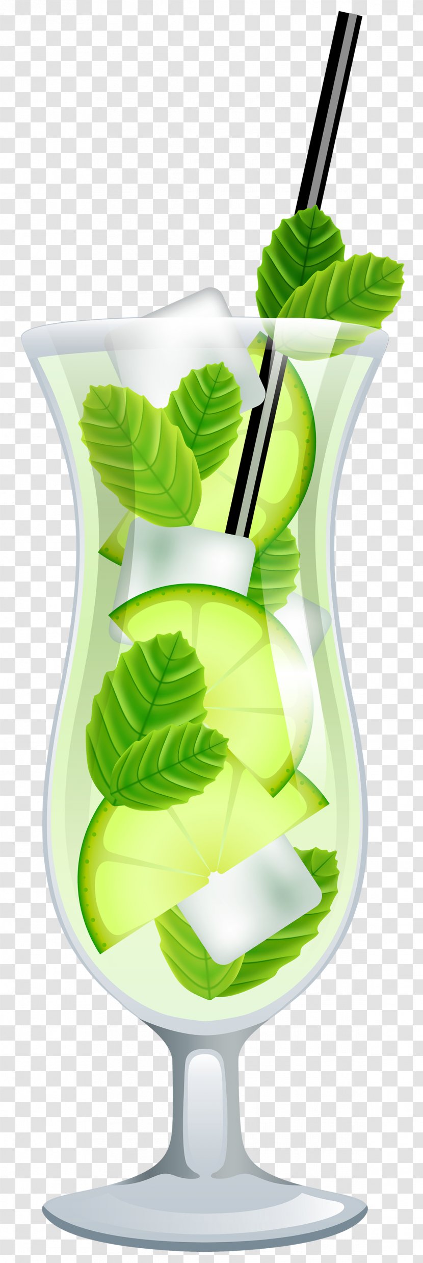 Mojito Cocktail Lime Clip Art - Mint - Lemonade Transparent PNG