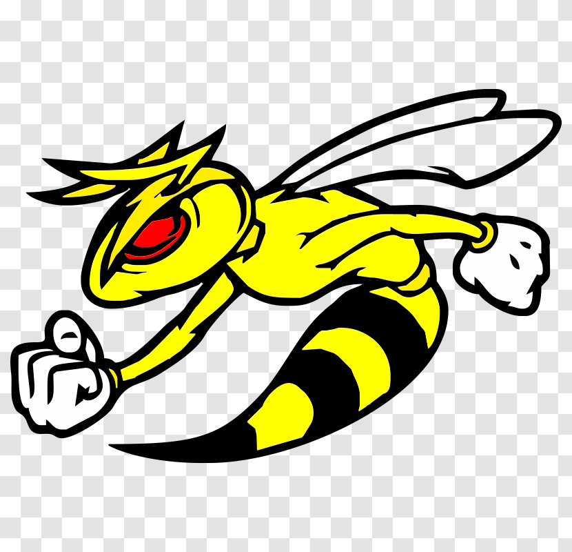 Hornet Vector Graphics Wasp Image Clip Art - Yellow - Hornets Pattern Transparent PNG