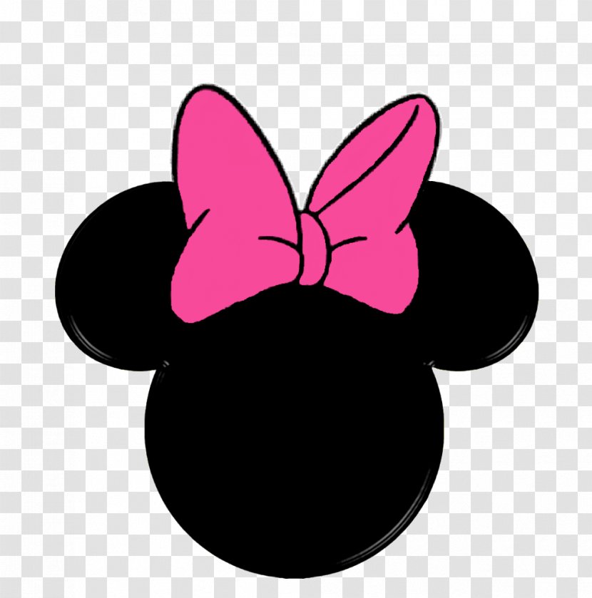 Minnie Mouse Mickey Logo Clip Art - Silhouette - Picture Of Head Transparent PNG