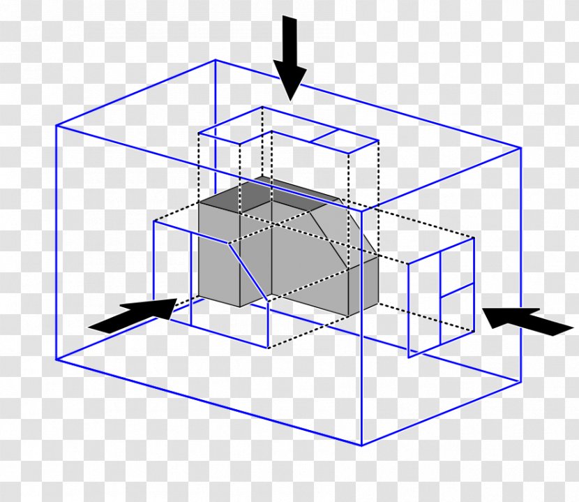 An Introduction To Technical Drawing: Third Angle Projection Multiview Vector Transparent PNG