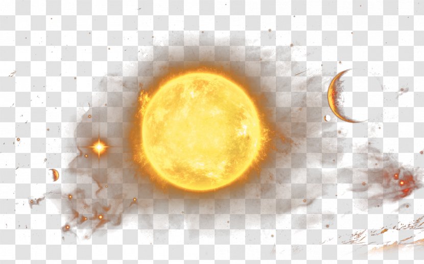 Yellow Circle Orange Computer Wallpaper - Dazzling Sun Transparent PNG
