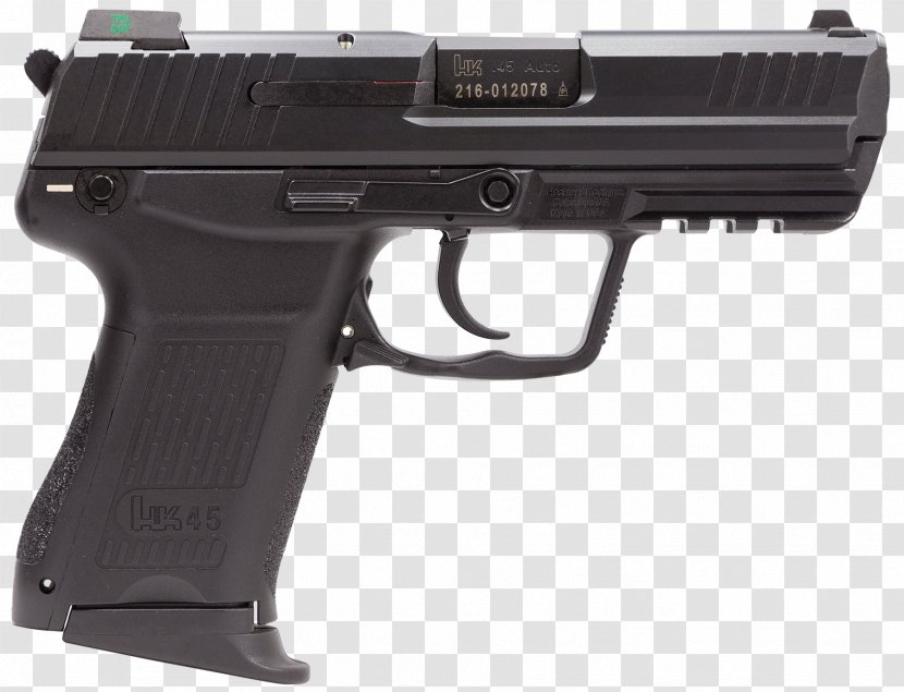 Heckler & Koch HK45 .45 ACP USP Firearm - Weapon - Compact Transparent PNG