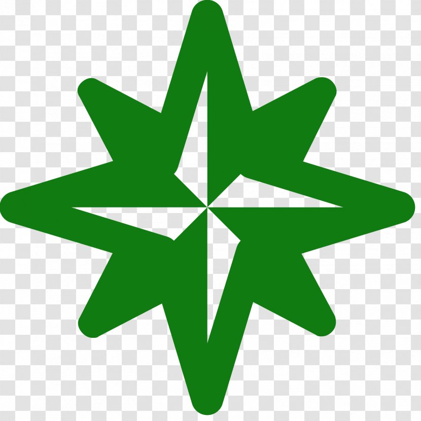 Mesopotamia Inanna Star Of Ishtar Symbol Polygons In Art And Culture - Fivepointed - European Wind Green Transparent PNG