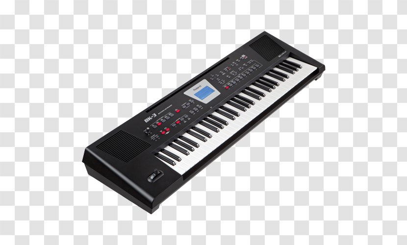 Roland BK-3 BK-5 Corporation Keyboard Musical Instruments - Watercolor Transparent PNG
