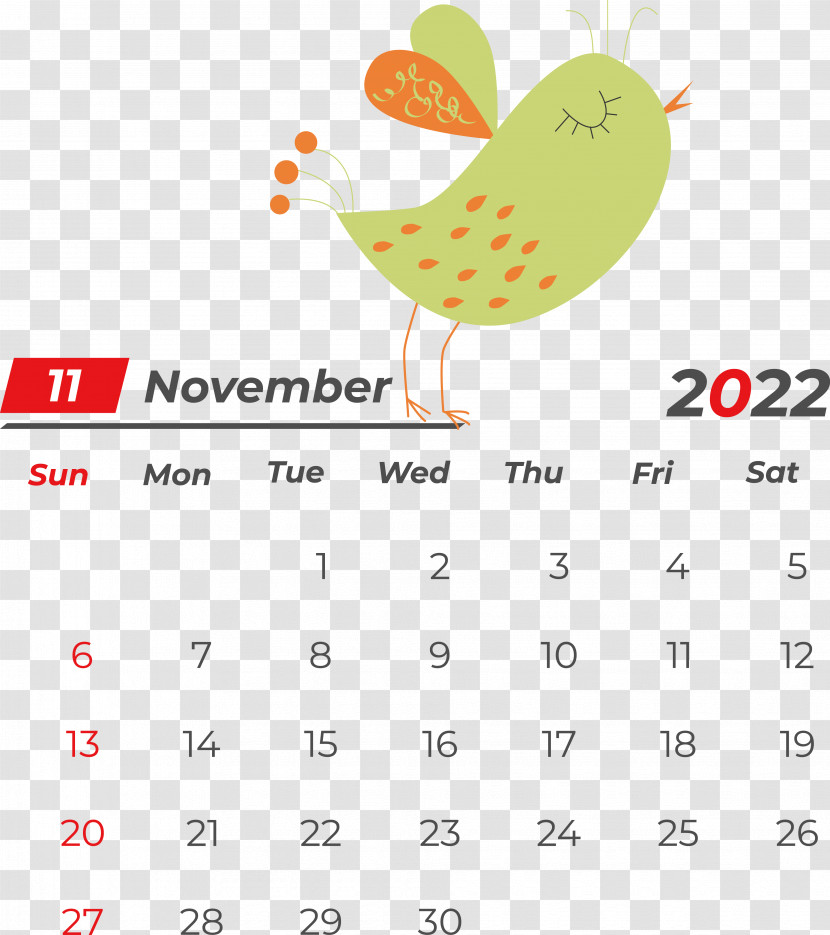 Line Calendar Beak Meter Fruit Transparent PNG