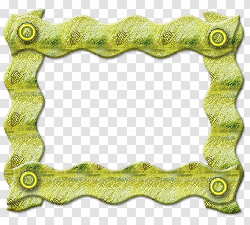 Picture Frames Molding Painting Clip Art - Fantasy - Green Frame Transparent PNG