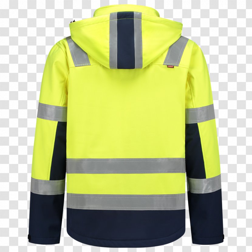 Softshell Jacket Hoodie Polyester ISO 20471 - Multi-style Uniforms Transparent PNG