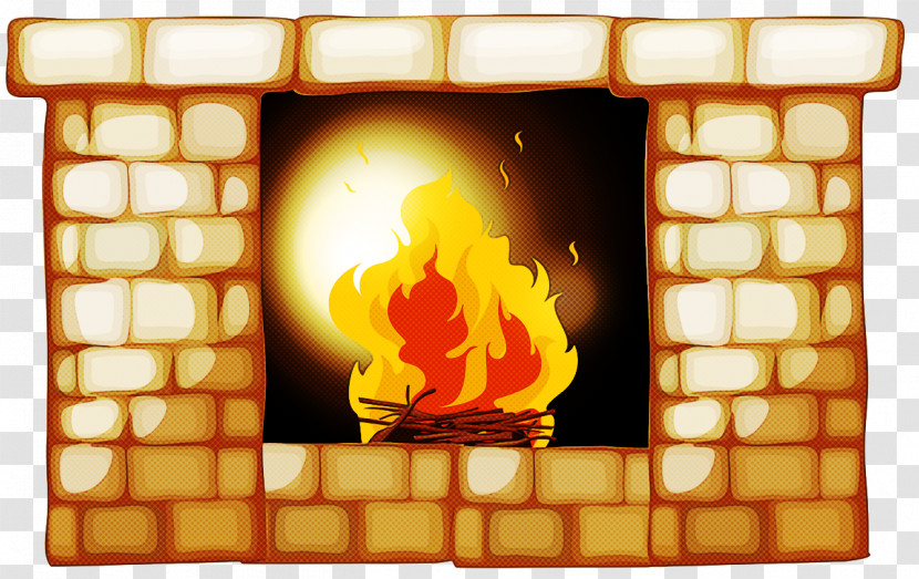 Heat Fireplace Square Transparent PNG