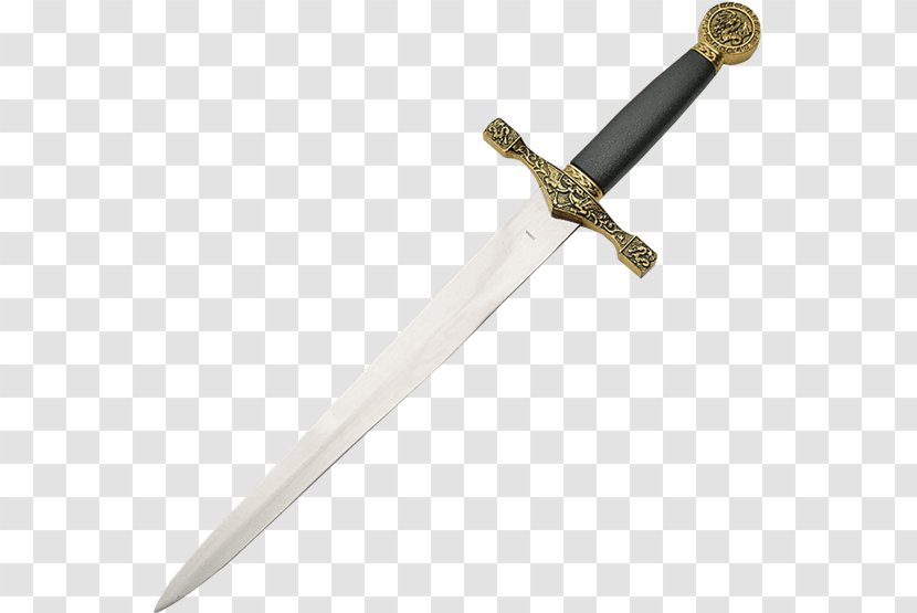 Bowie Knife Middle Ages Crusades Dagger - Knight Transparent PNG