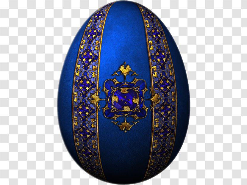 Cobalt Blue Easter Egg Sphere - Jajko Transparent PNG