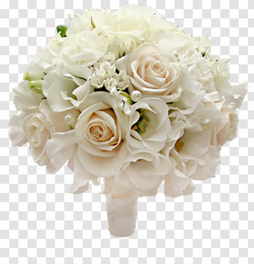 Flower Bouquet Wedding Bride Floral Design - Garden Roses Transparent PNG