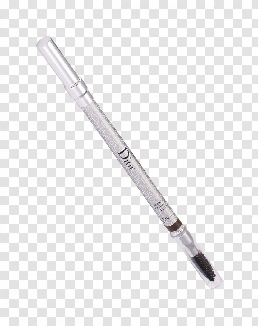 Christian Dior SE Lip Balm Cosmetics Eyebrow Lipstick - Brush - Silver Pencil Rod Transparent PNG