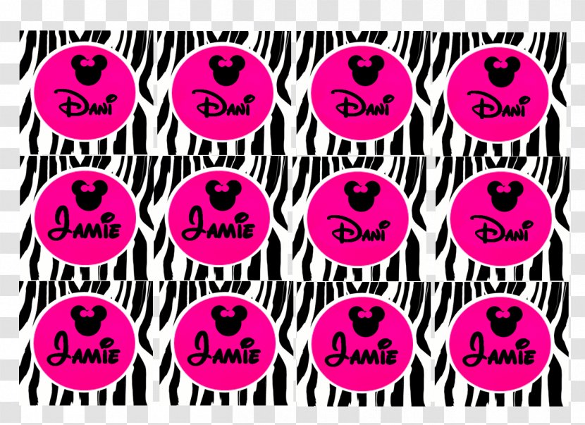 Minnie Mouse Birthday Party Game Sweet Sixteen - Head Sillouitte Transparent PNG