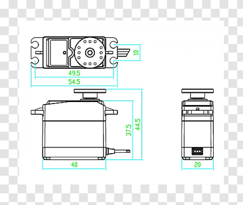 Servomechanism Servomotor Electric Motor Rotary Actuator - Material - Arduino Transparent PNG
