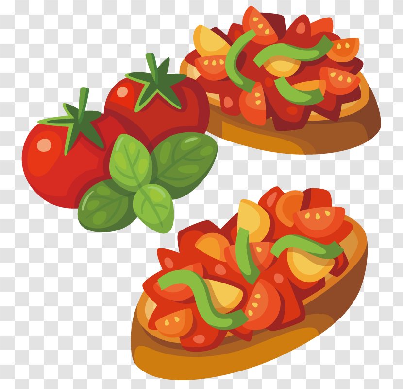 Street Food Illustration - Fruit - Vegetable Pancake Transparent PNG