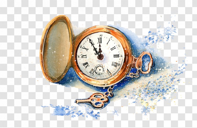 Neuland.: In Resonanz Mit Dem Leben. Pocket Watch Stock Photography Clock - Hand-painted Watches Transparent PNG