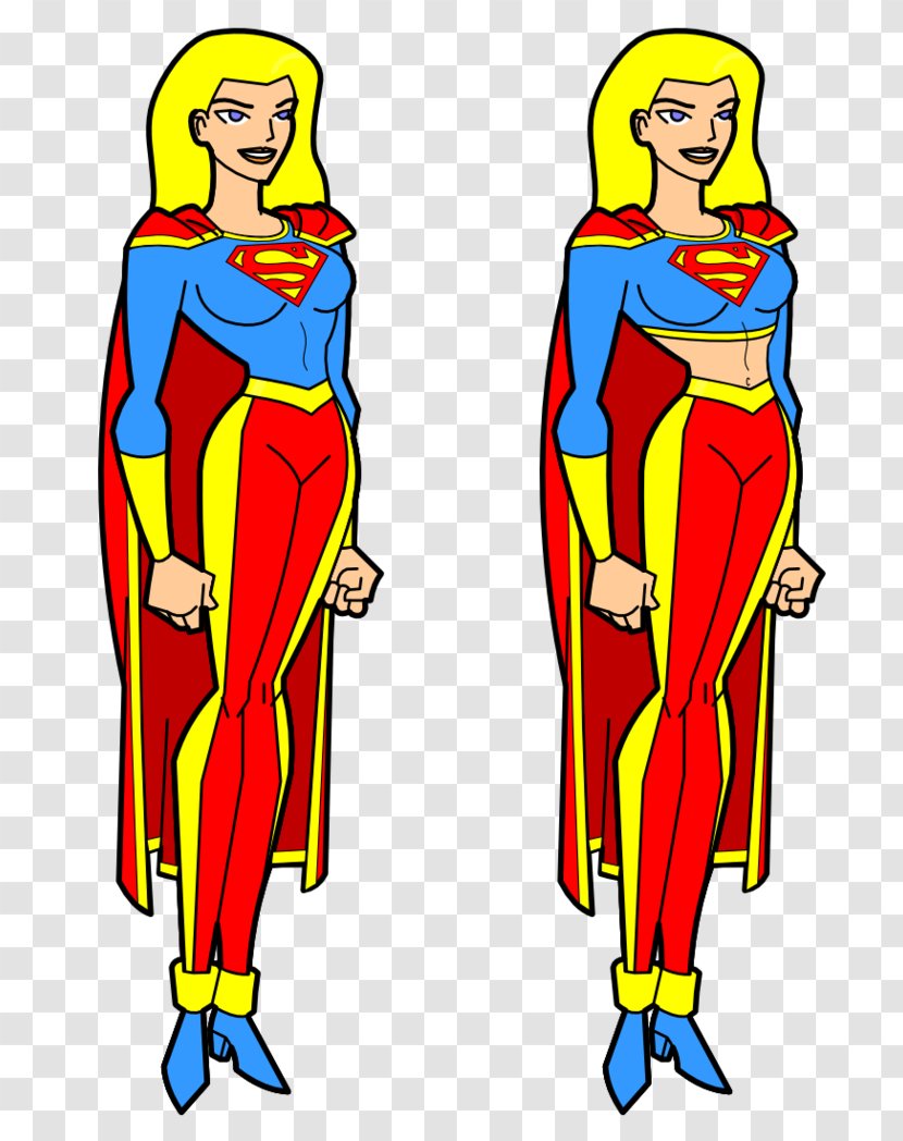 Costume Female Clip Art - Superman - Superwoman Comic Transparent PNG