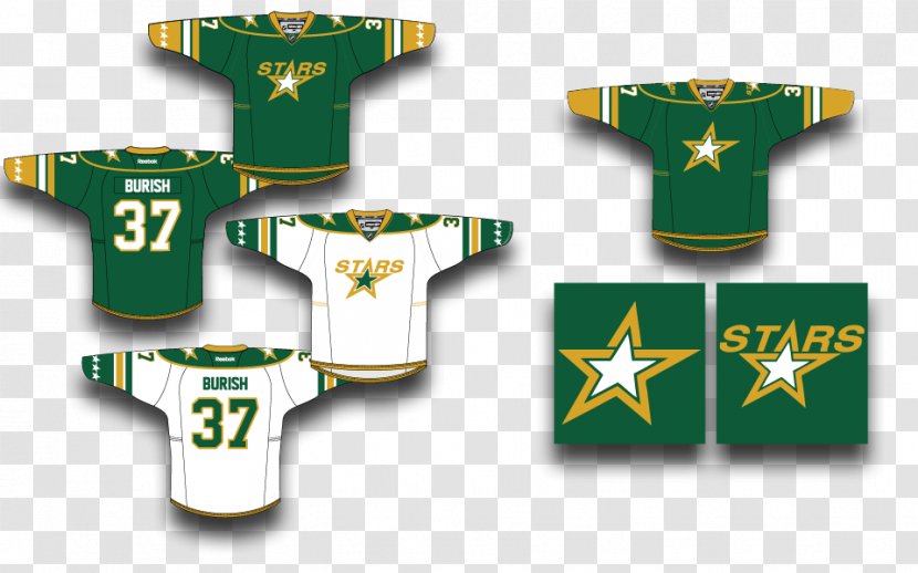 Jersey Dallas Stars American Hockey League Clothing Ice - Outerwear - Sleeve Transparent PNG