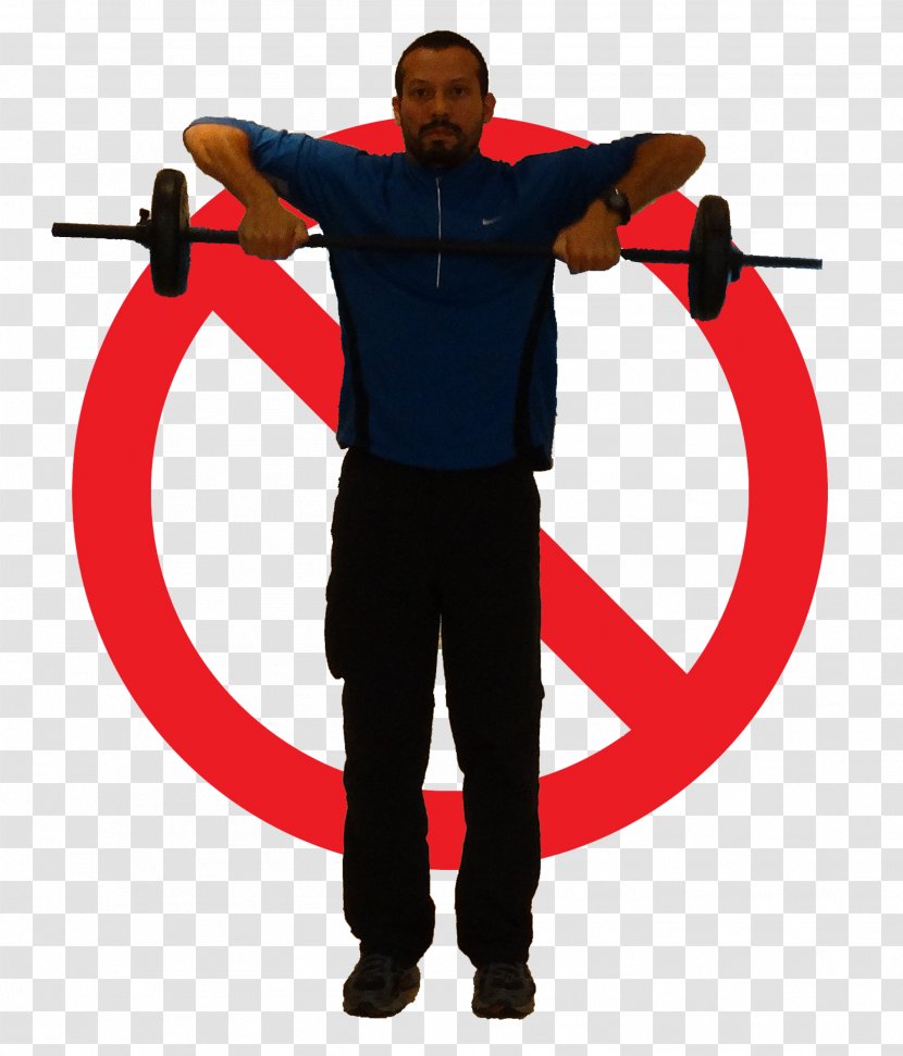 Shoulder Clean And Press Barbell Olympic Weightlifting Elbow - Weight Transparent PNG