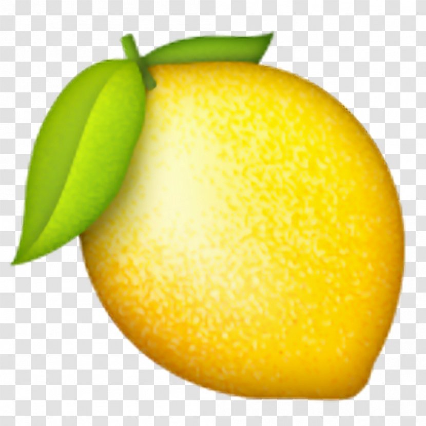 Emoji Pop! Lemonade IPhone - Lemon Transparent PNG