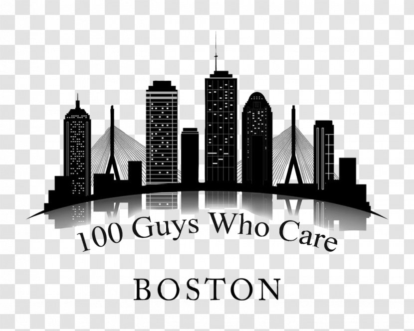 Boston Vector Graphics Silhouette Skyline Royalty-free - Black And White Transparent PNG