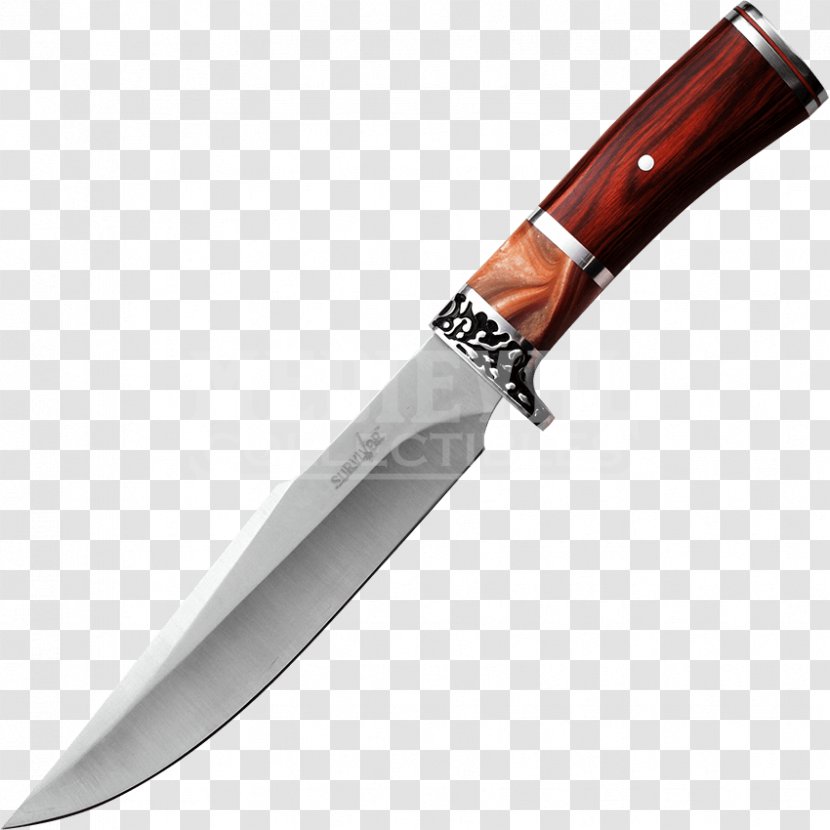 Bowie Knife Hunting & Survival Knives Utility - Dagger Transparent PNG