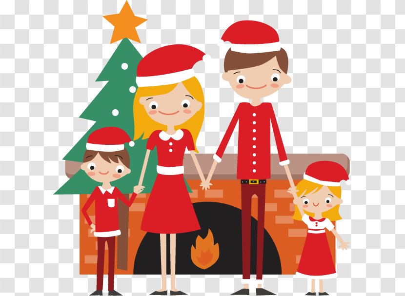 Euclidean Vector Christmas JavaScript - Strlen - Lovely Family Transparent PNG