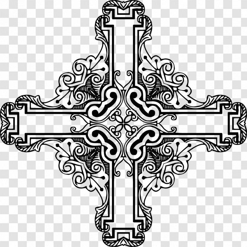 Christian Cross Crucifix Picture Frames Clip Art - Symmetry Transparent PNG
