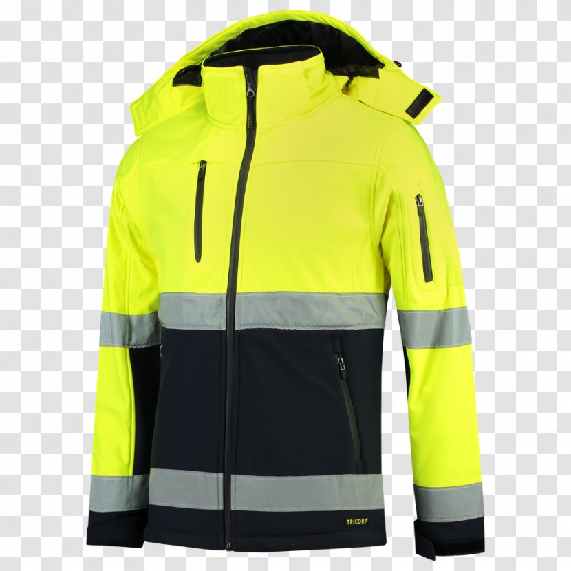 Hoodie Workwear Jacket Clothing Polar Fleece - Sleeve Transparent PNG