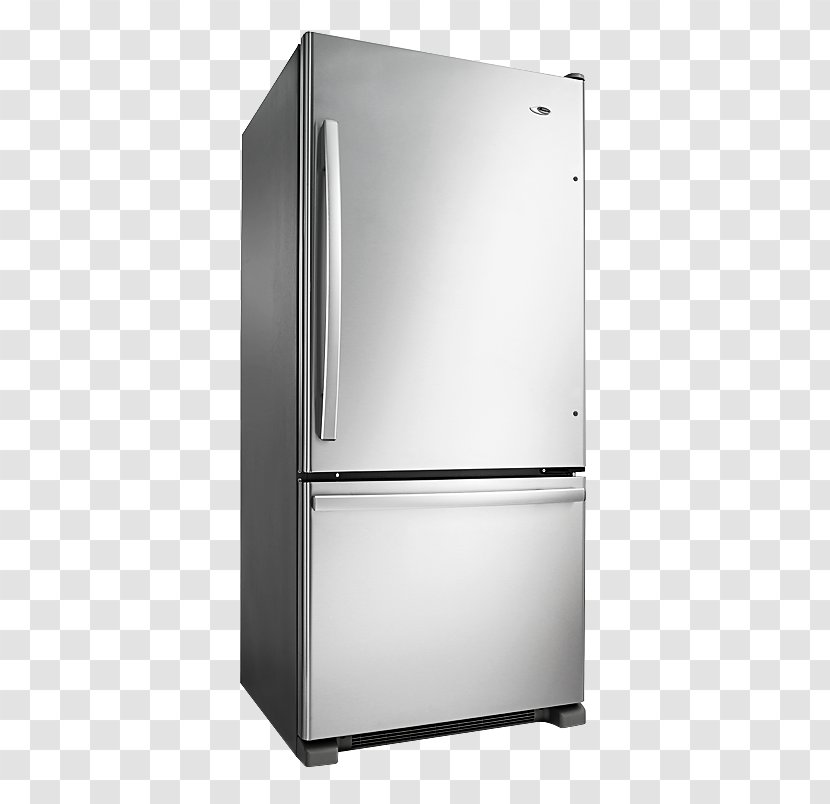 Refrigerator Amana Corporation ABB1924BR Stainless Steel Freezers Transparent PNG