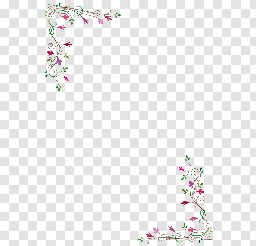 Flower Picture Frames Desktop Wallpaper Wreath Clip Art - Watercolor Painting - Floral Border Transparent PNG