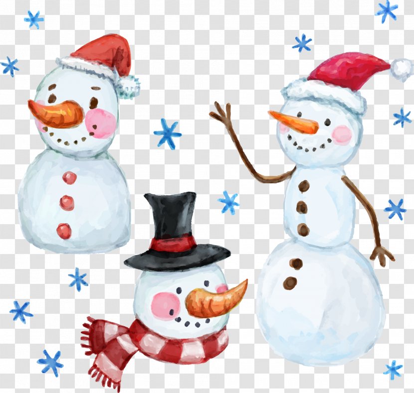 Christmas Ornament Snowman Clip Art - Cartoon Image Transparent PNG