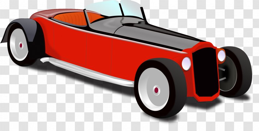 Sports Car Hot Rod Euclidean Vector - Drawing Transparent PNG