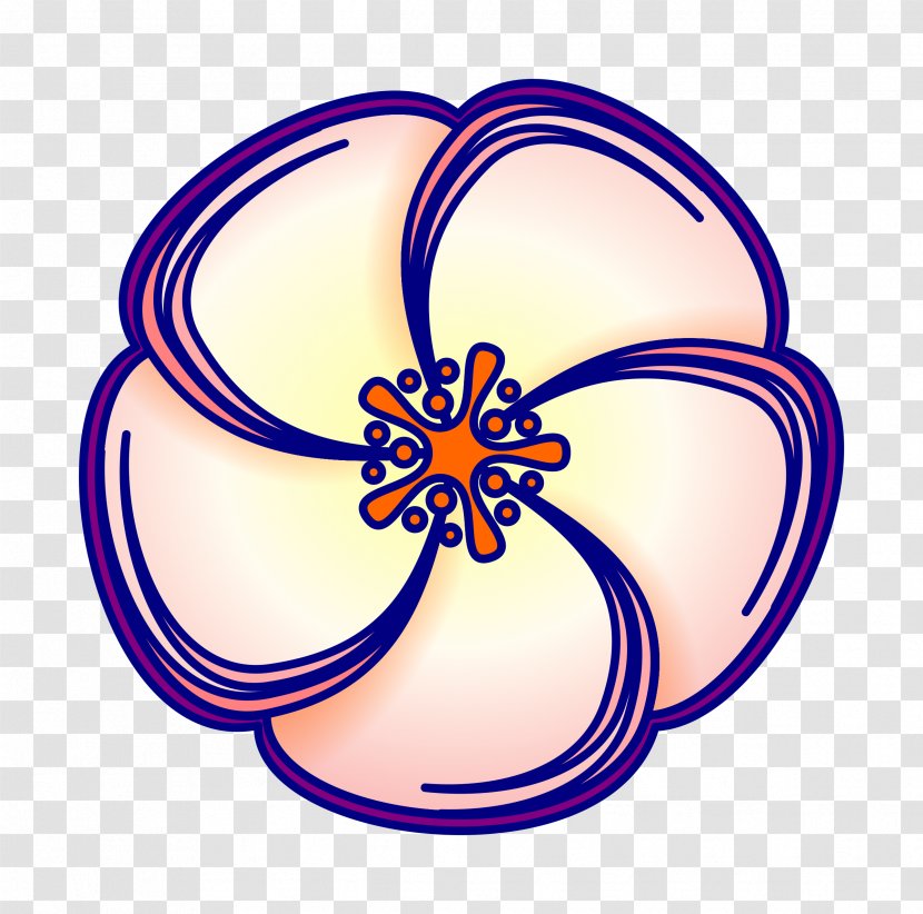 Flower Clip Art - Purple Transparent PNG