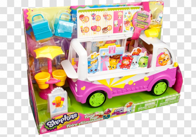 Ice Cream Truck Shopkins Food Cold Gold - Season 1Ice Transparent PNG