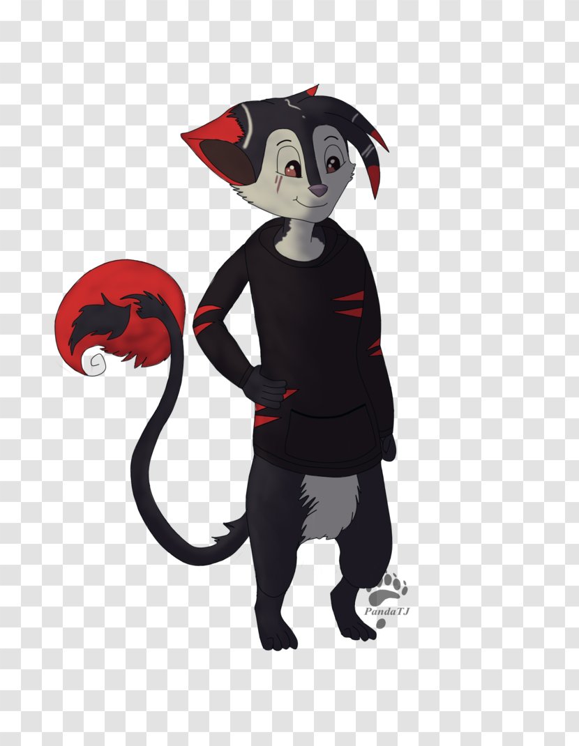 Cat Tail Animated Cartoon Character Fiction - Mammal Transparent PNG
