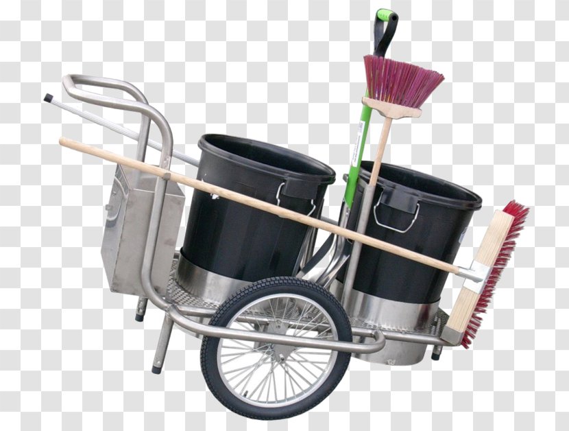 Cart Street Sweeper Waste Collector Carro De Limpieza Cleaning - Bucket Transparent PNG