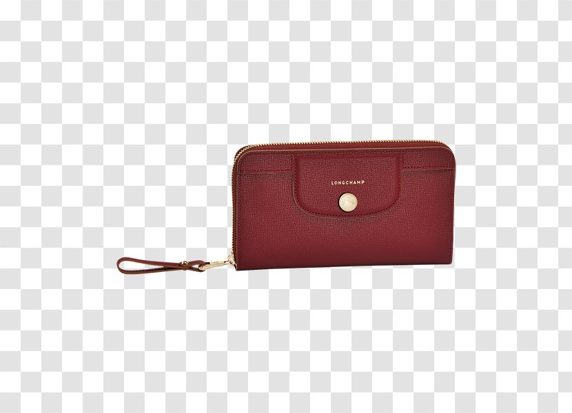 Longchamp Le Pliage Cuir Leather Pouch Wallet Nylon Coin Purse - Ruelala For HerSmall Zipper Transparent PNG