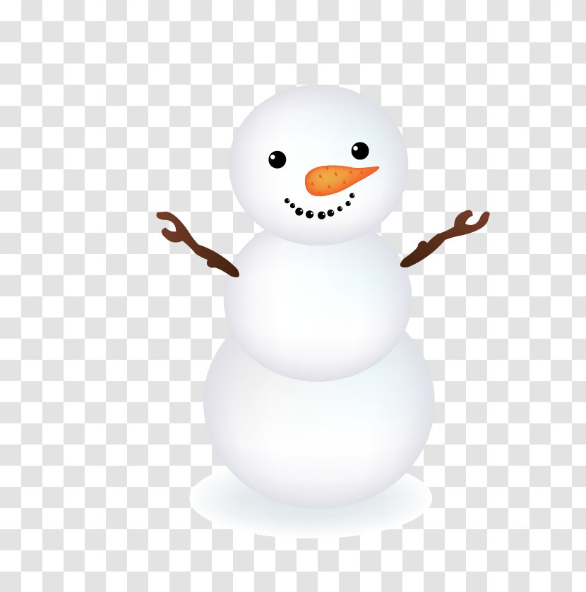 Snowman Winter - Christmas - Cute Vector Transparent PNG