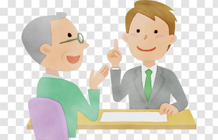 Cartoon Sharing Conversation Job Gesture - Finger - Happy Animation Transparent PNG