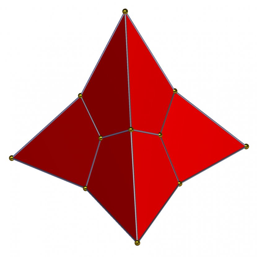 Rhombic Dodecahedron Geometry Angle Vertex Edge - Area Transparent PNG