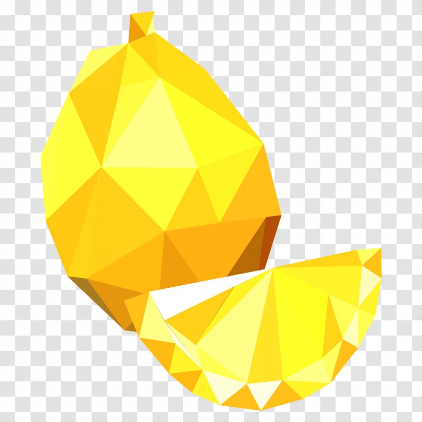 Juice Vector Graphics Clip Art Fruit Polygon - Yellow Transparent PNG