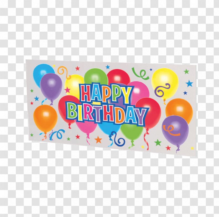 Birthday Cake Party Balloon Happy - Confectionery Transparent PNG