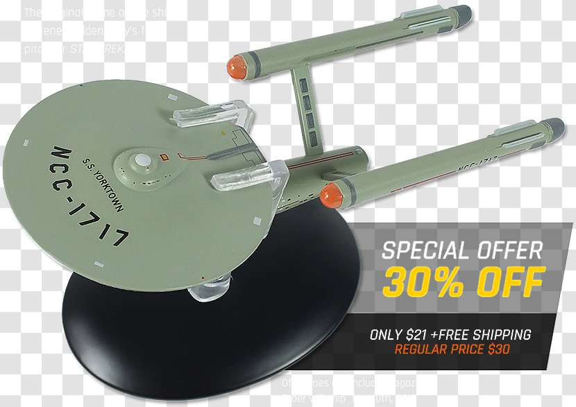Star Trek Starship Enterprise USS (NCC-1701) - Limited Edition Transparent PNG