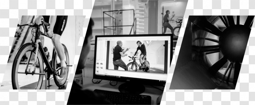 Photography Wind Tunnel Cycling Picture Frames - Monochrome - Paper Transparent PNG