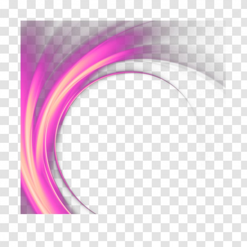 Pink Light Sticker Neon Sign - Photoshop Blur Overlay Transparent PNG