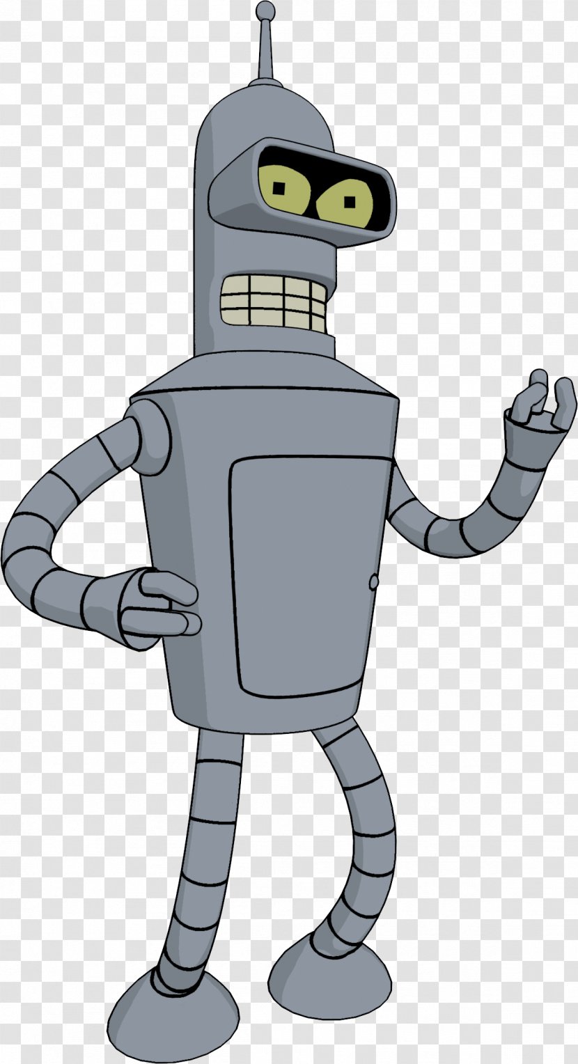 Bender Futurama Philip J. Fry Planet Express Ship - Robot Transparent PNG