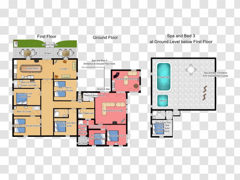 Hotel Floor Plan Chateau Soulac Château Rigaud Accommodation - Vacation Rental Transparent PNG