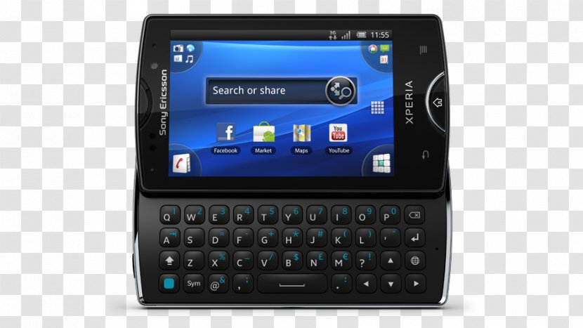 Sony Ericsson Xperia Mini Pro X10 - Mobile Device - Smartphone Transparent PNG