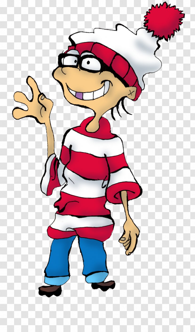 Thumb Human Behavior Cartoon Clip Art - Flower - Where's Waldo Transparent PNG